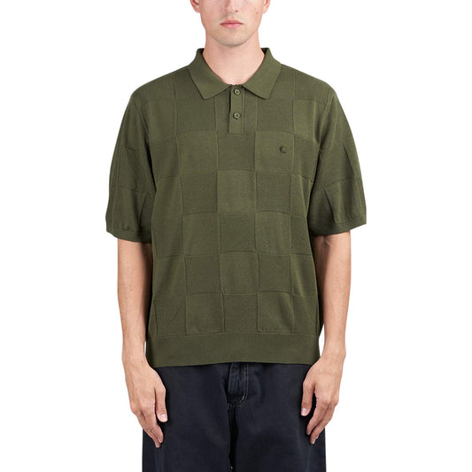 Carhartt WIP S/S Checker Polo (Grün) - Allike Store