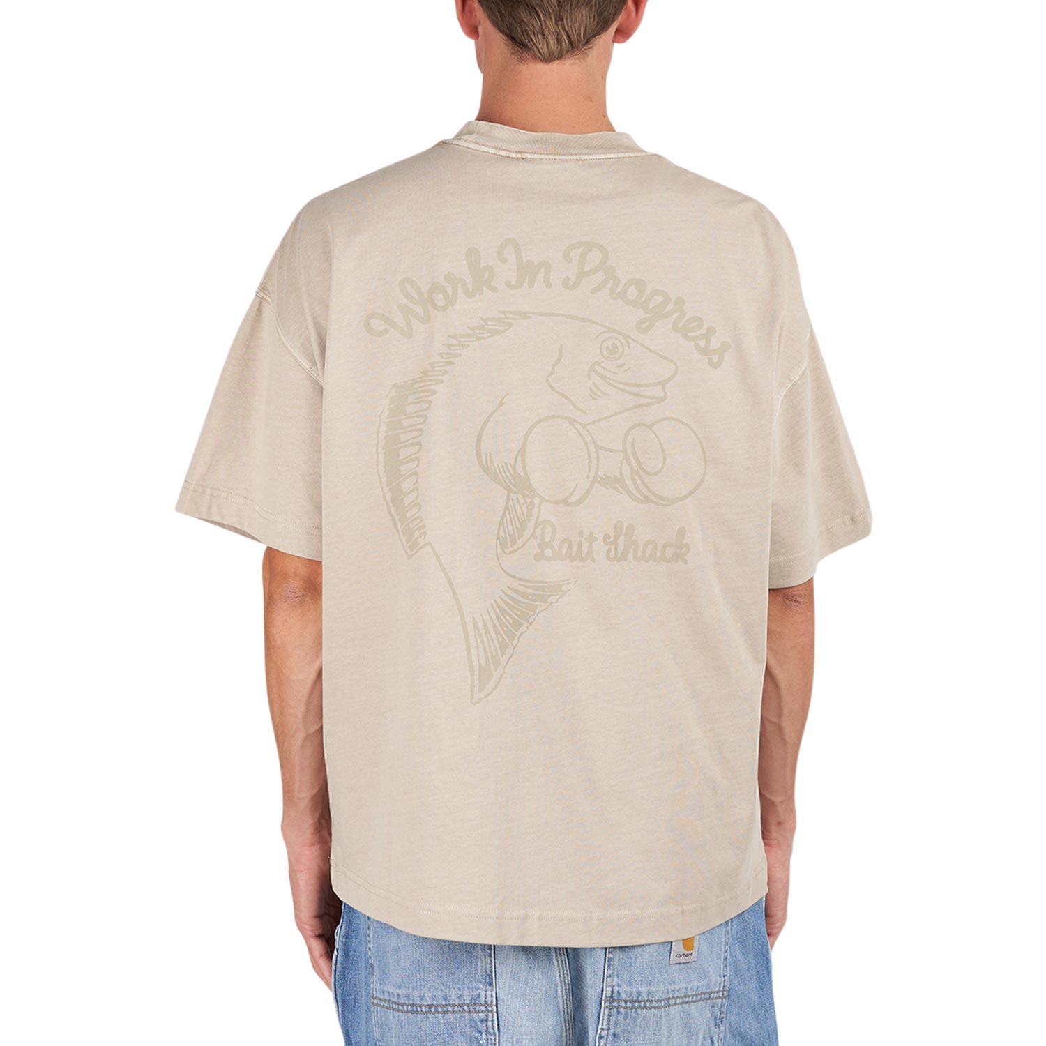 Carhartt WIP S/S Bait Shack T-Shirt (Beige) - Allike Store