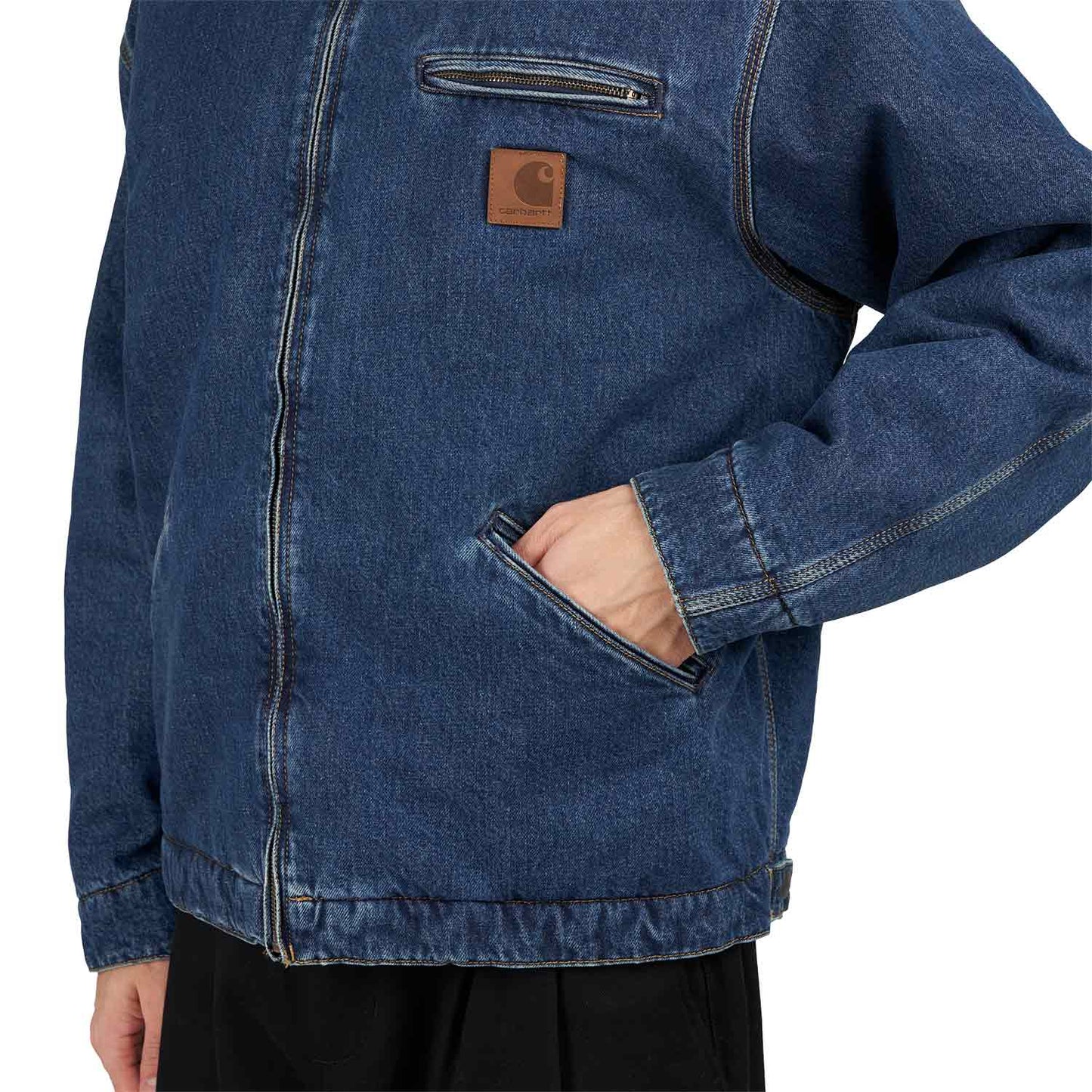 Carhartt WIP Detroit Jacket (Blue / Beige)