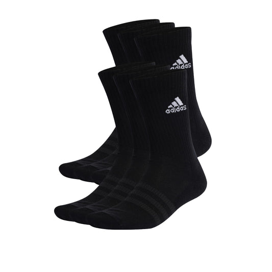 adidas Cushioned Sportswear Crew Socken 6 Pack (Schwarz)  - Cheap Sneakersbe Jordan Outlet