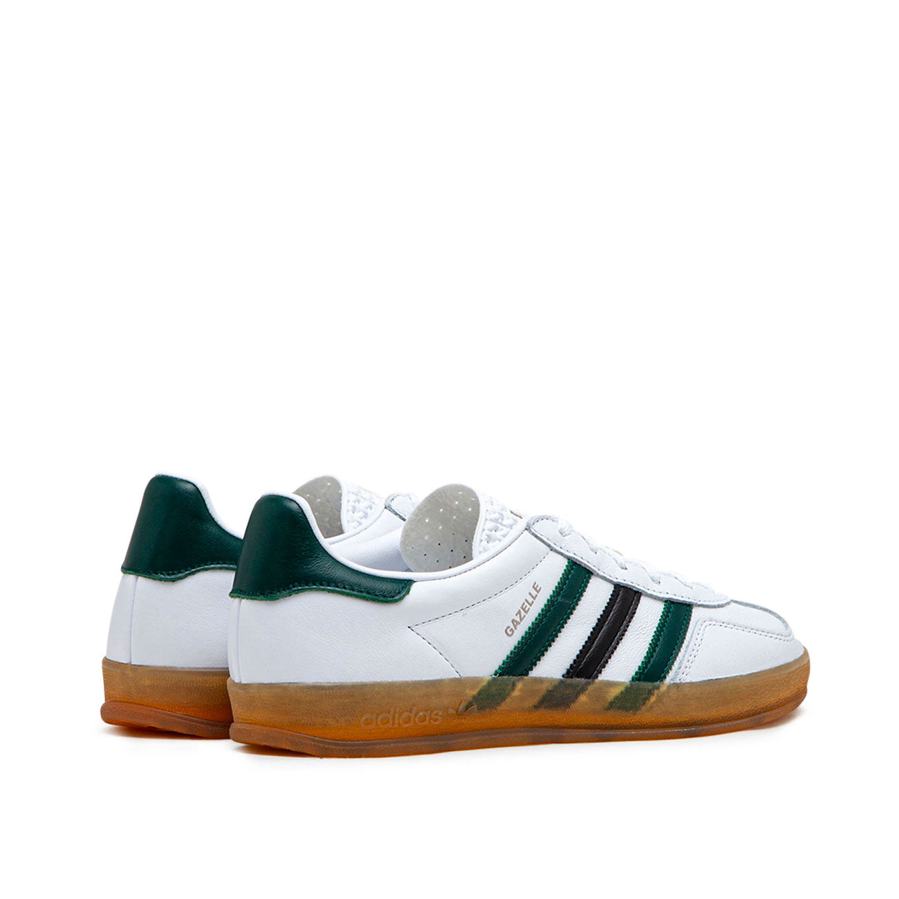 Adidas gazelle shop white green gum