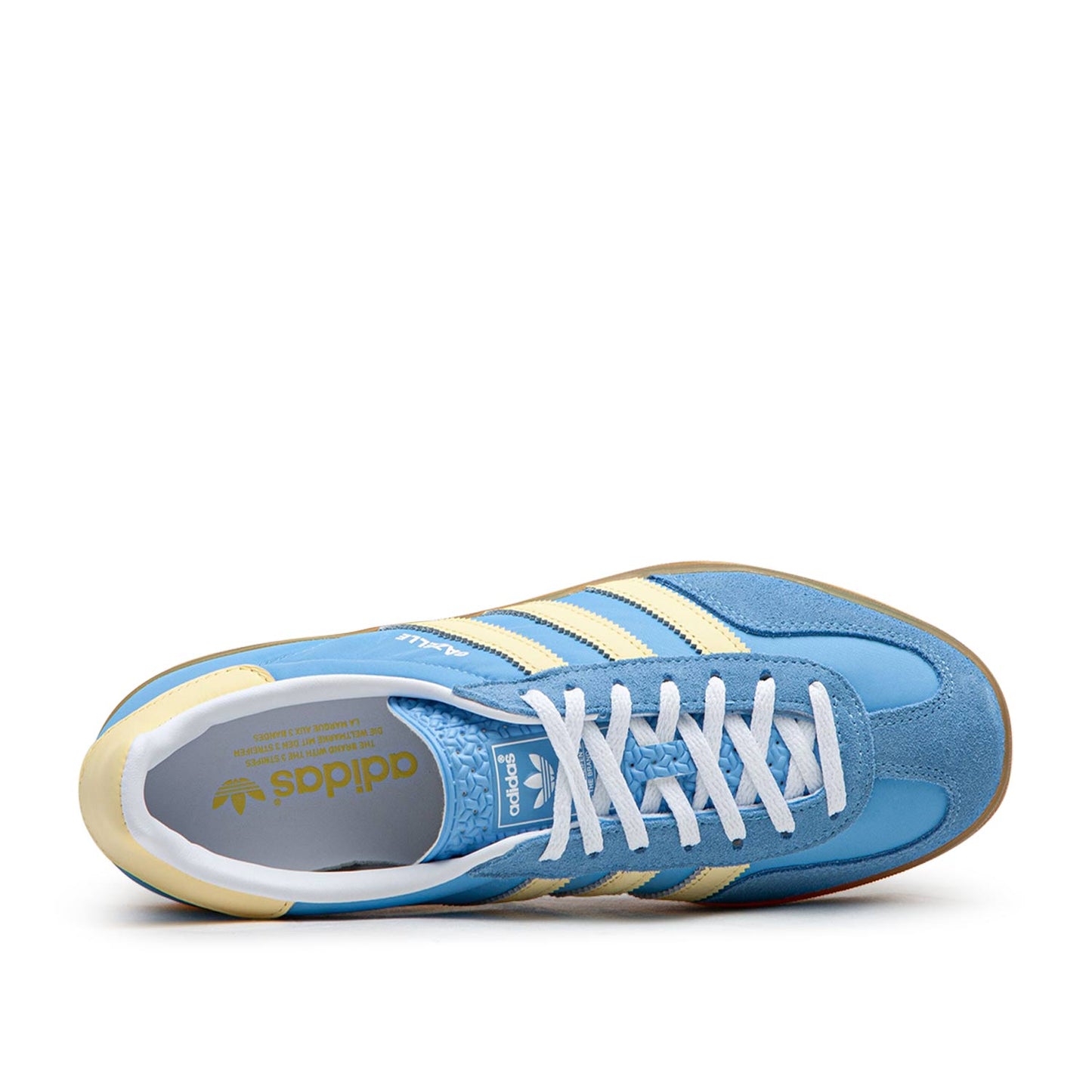 adidas WMNS Gazelle Indoor (Blue / Yellow)