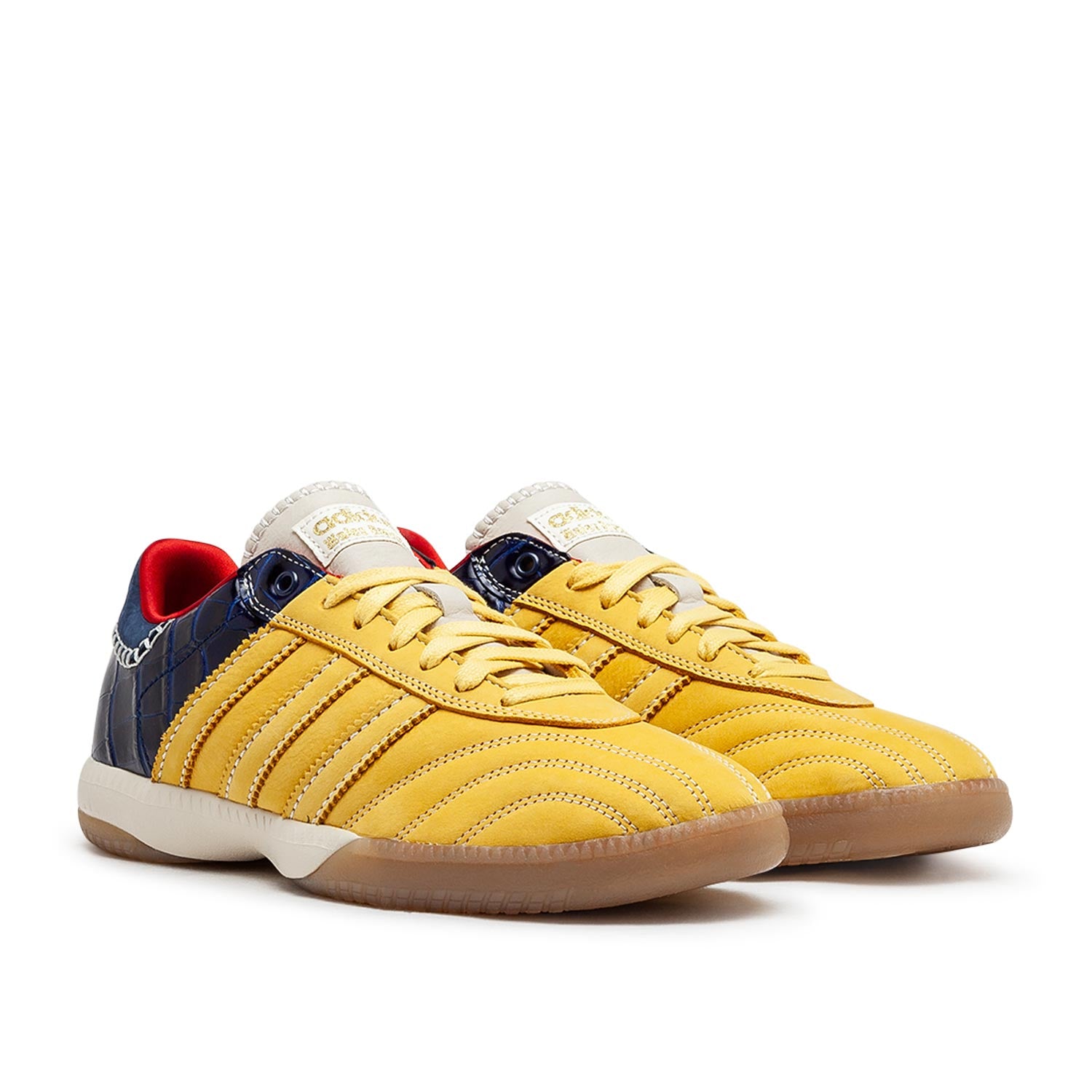 Cheap Ietp Jordan Outlet adidas tubular womens grey hair r cuts adidas x Wales Bonner Samba Suede Yellow Navy IH8407