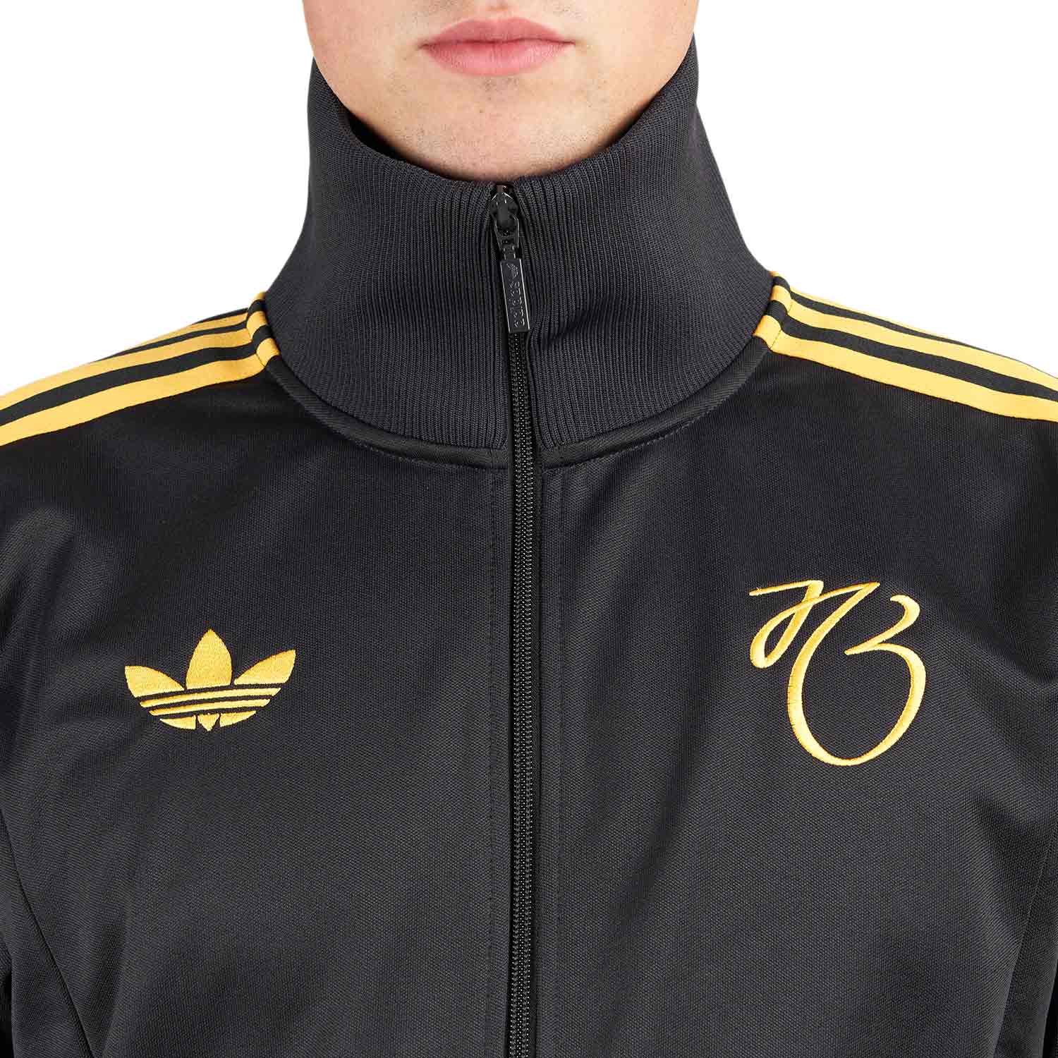 Black and gold adidas jacket mens on sale