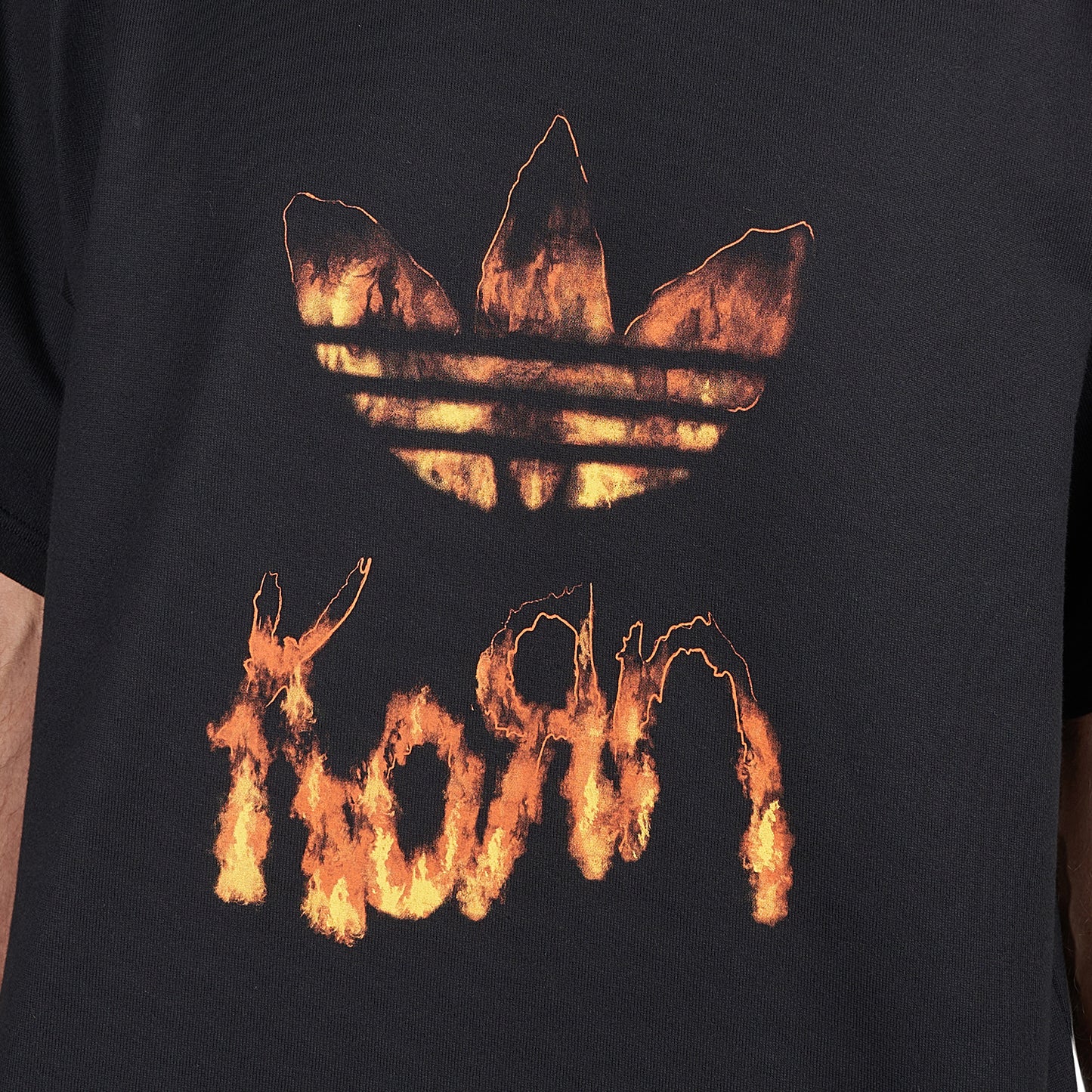adidas T-Shirt x Korn en Noir