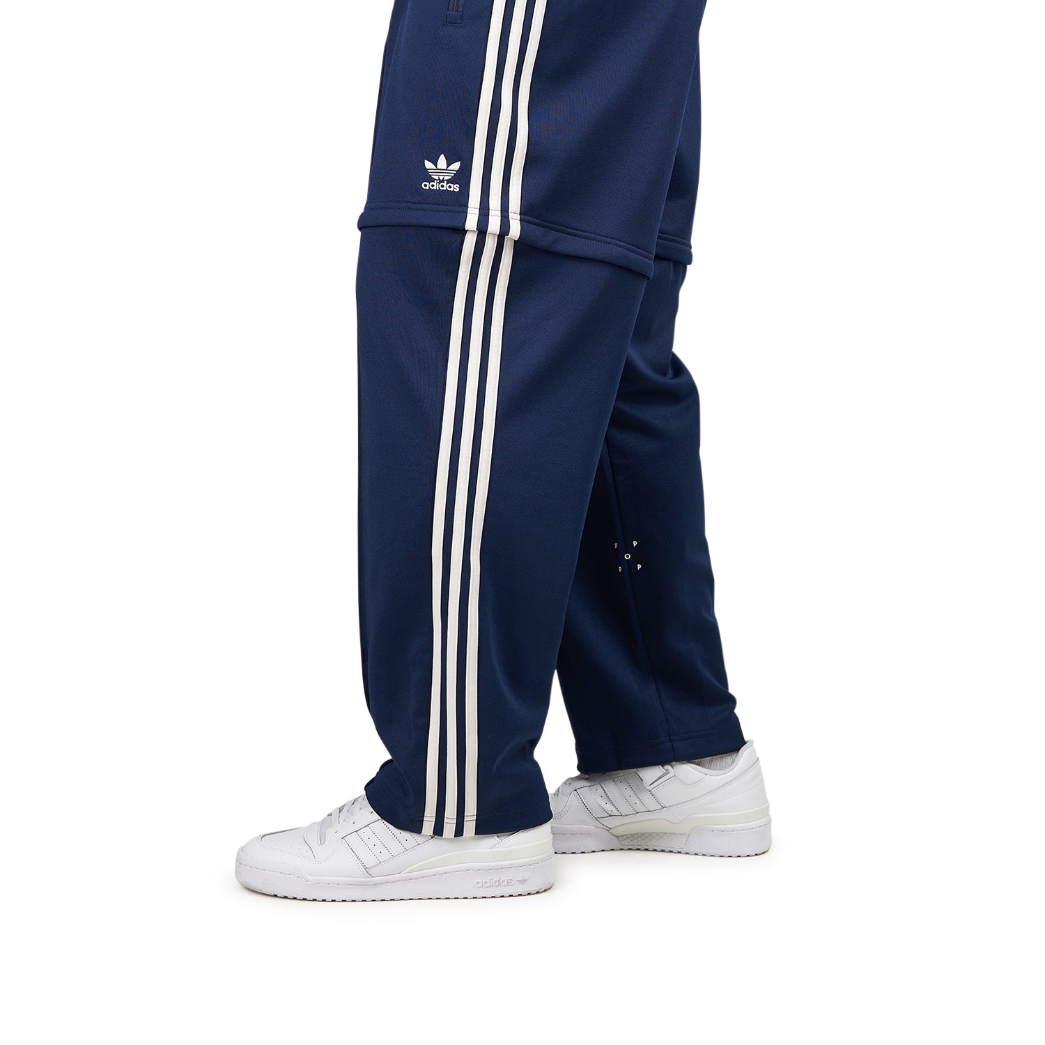 adidas x Pop Trading Company Bauer Track Pants (Navy / White)