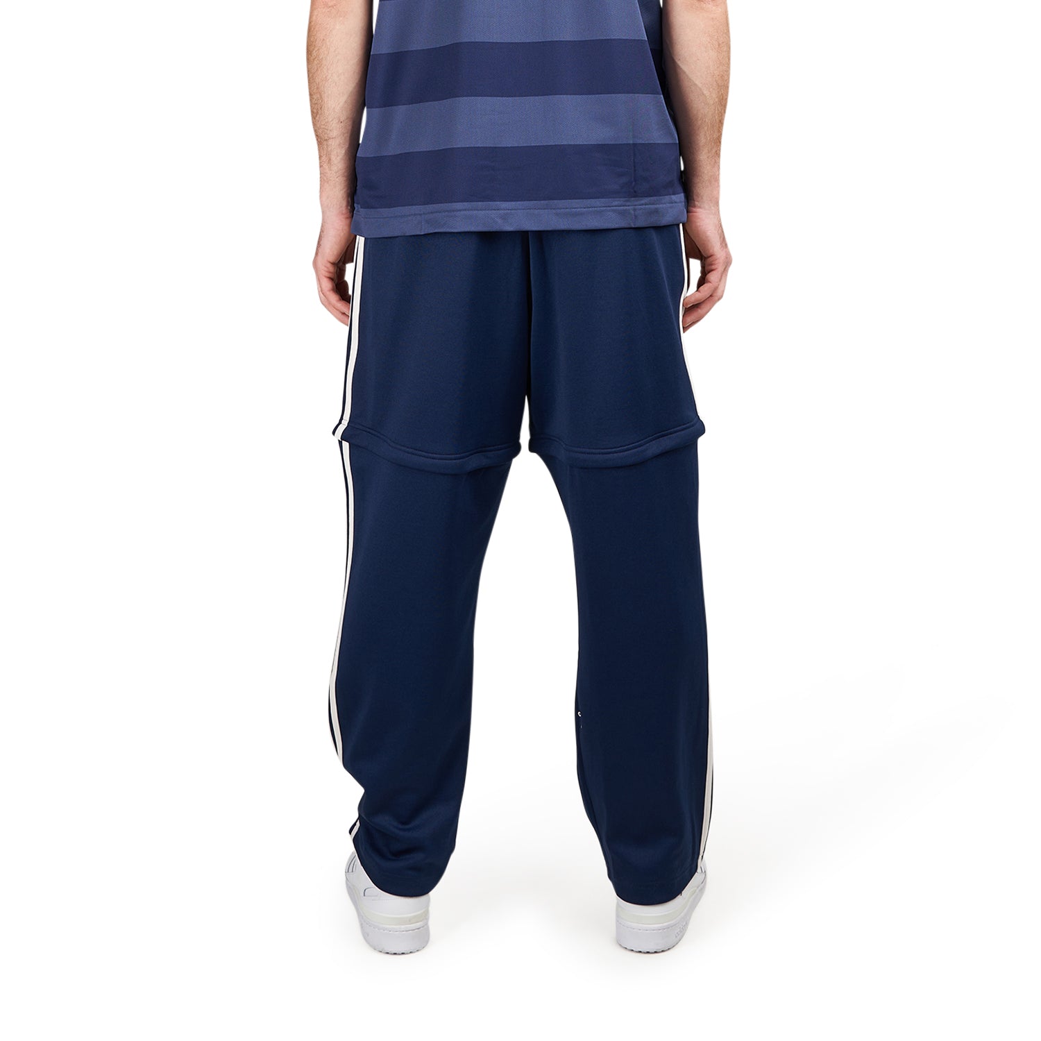 adidas x Pop Trading Company Bauer Track Pants (Navy / White)