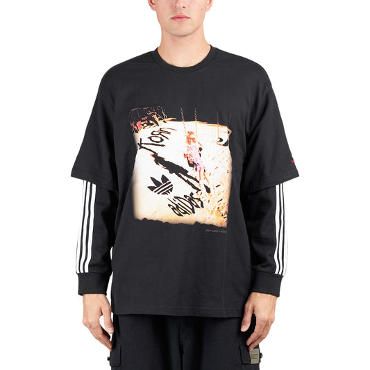 adidas x KORN Long Sleeve Tee (Schwarz / Weiss)  - Allike Store