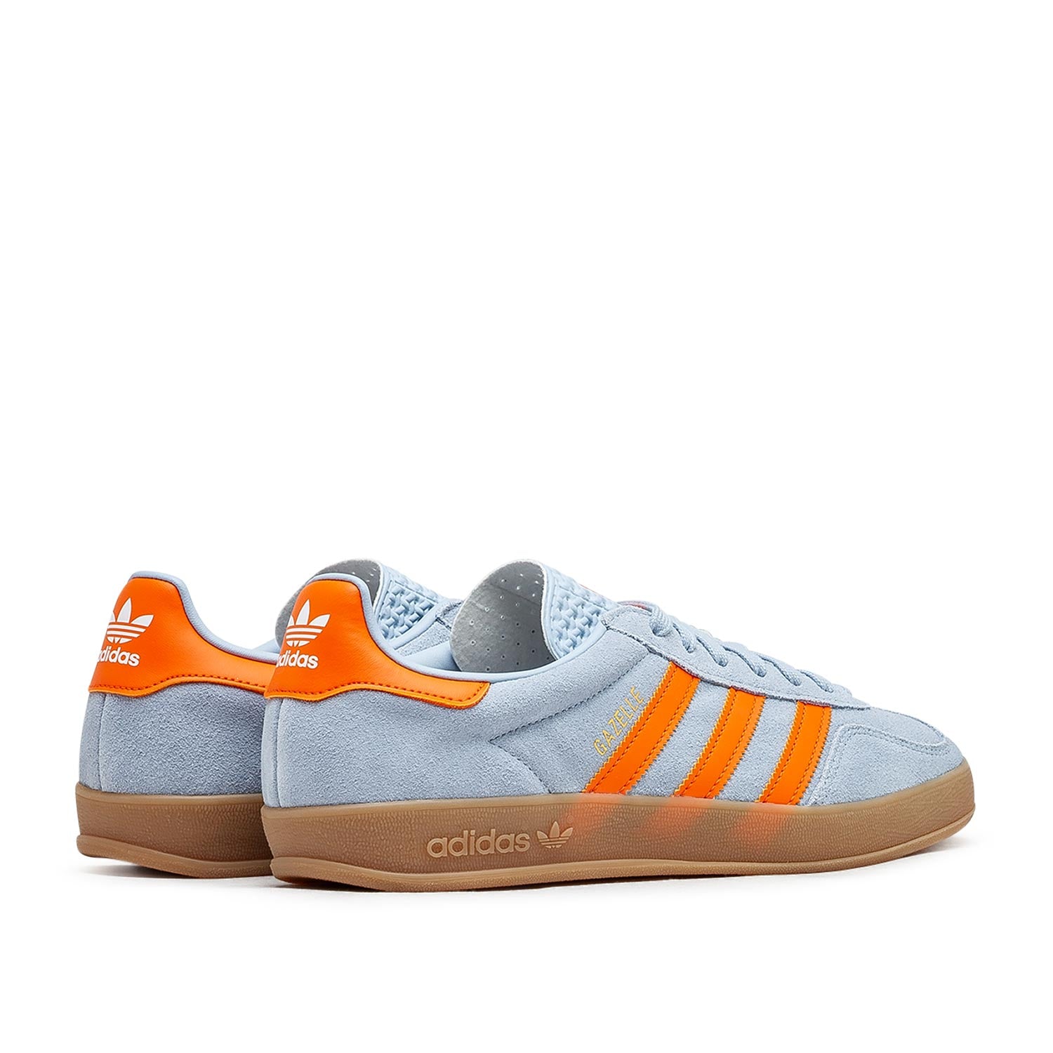 Blue Adidas Gazelle Grey And Orange Adidas Gazelle Indoor (Blue