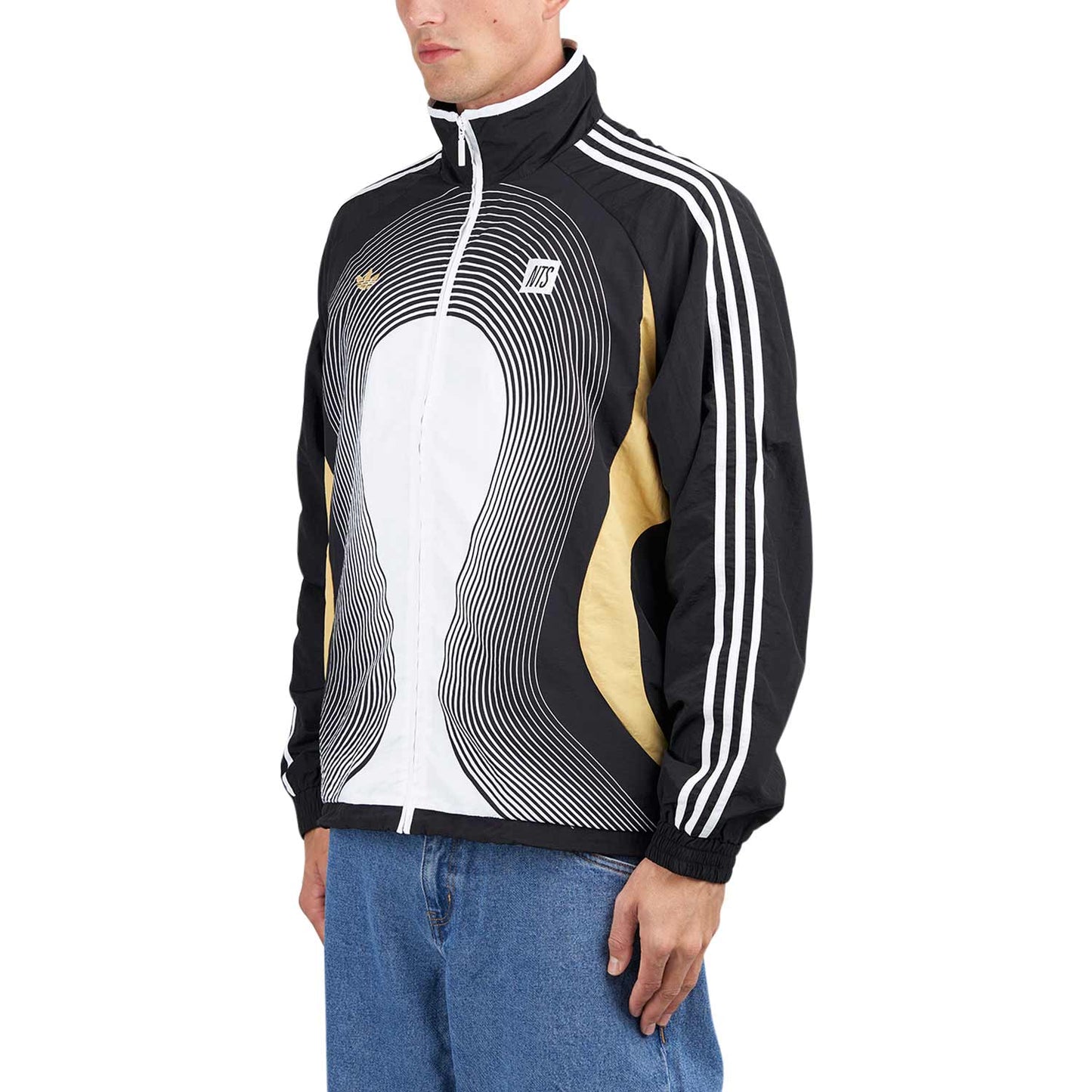 adidas x NTS TG Track Top (Schwarz / Weiß / Gold)  - Allike Store