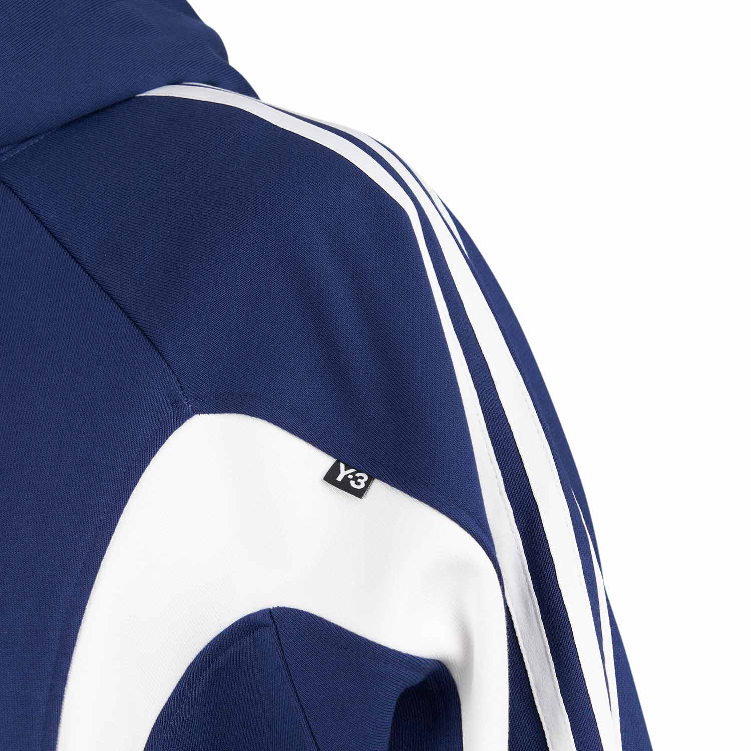 Y-3 Cutline Hoodie (Blau / Weiss) - Allike Store