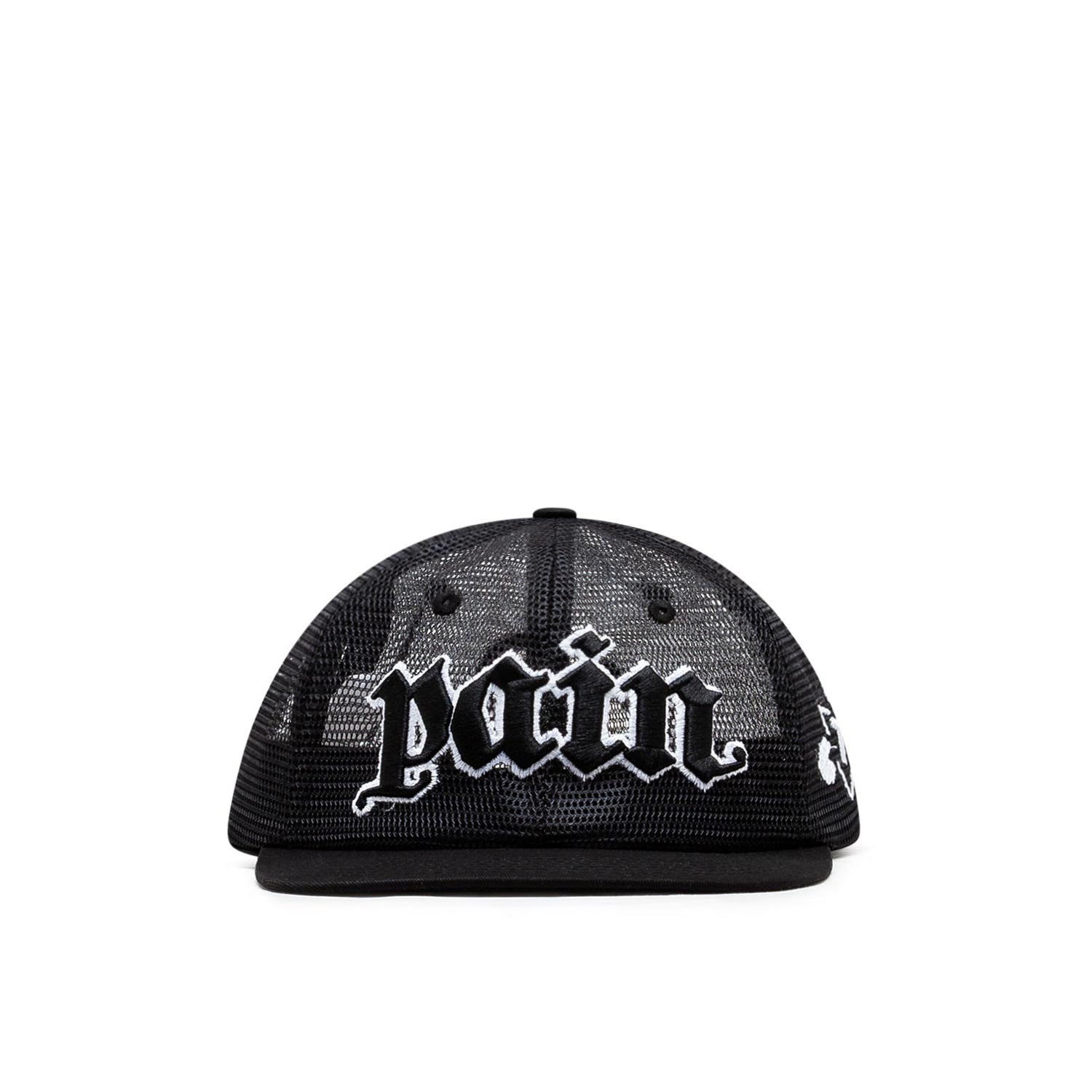 The Trilogy Tapes TTT Pain All-Over Mesh Trucker 6-Panel (Schwarz) - Allike Store