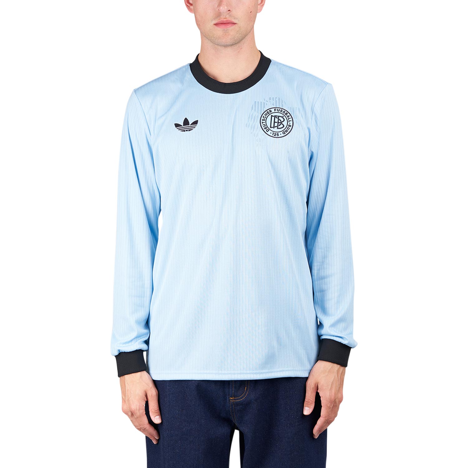 adidas DFB 125 Jahre Jersey Longsleeve (Blau / Schwarz) - Allike Store