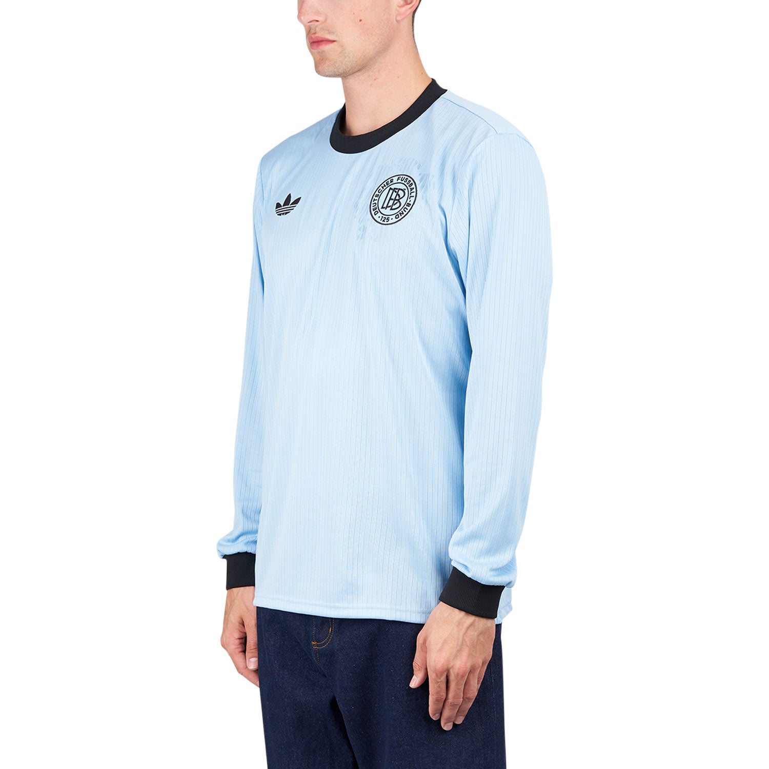 adidas DFB 125 Jahre Jersey Longsleeve (Blau / Schwarz) - Allike Store