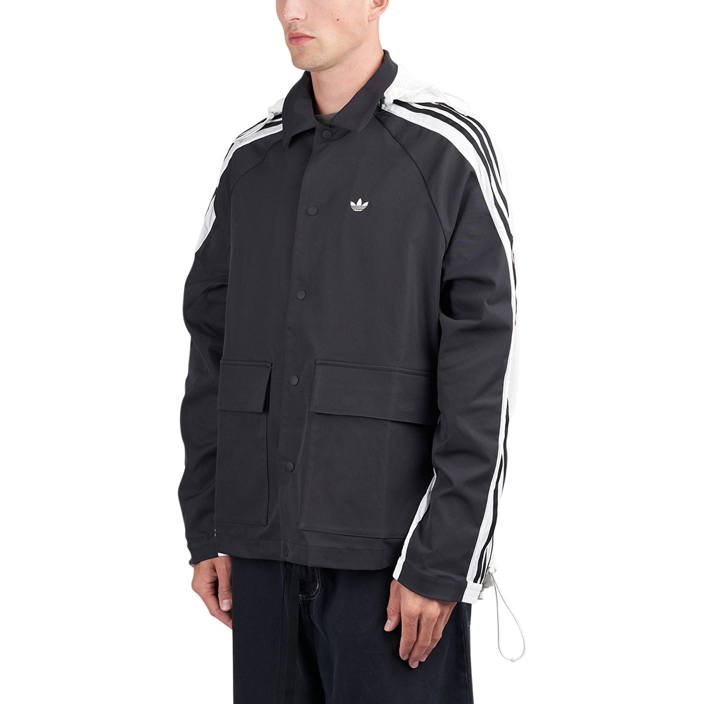 adidas Windbreaker (Schwarz / Weiss) - Allike Store