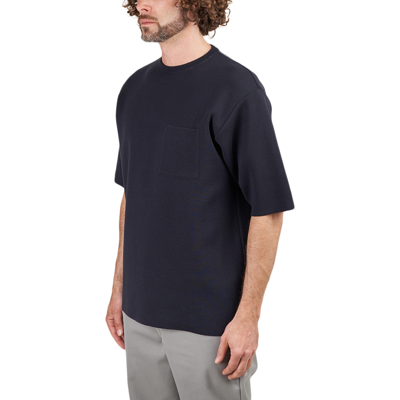 Snow Peak Cotton Nylon Crewneck T-Shirt (Schwarz)  - Allike Store