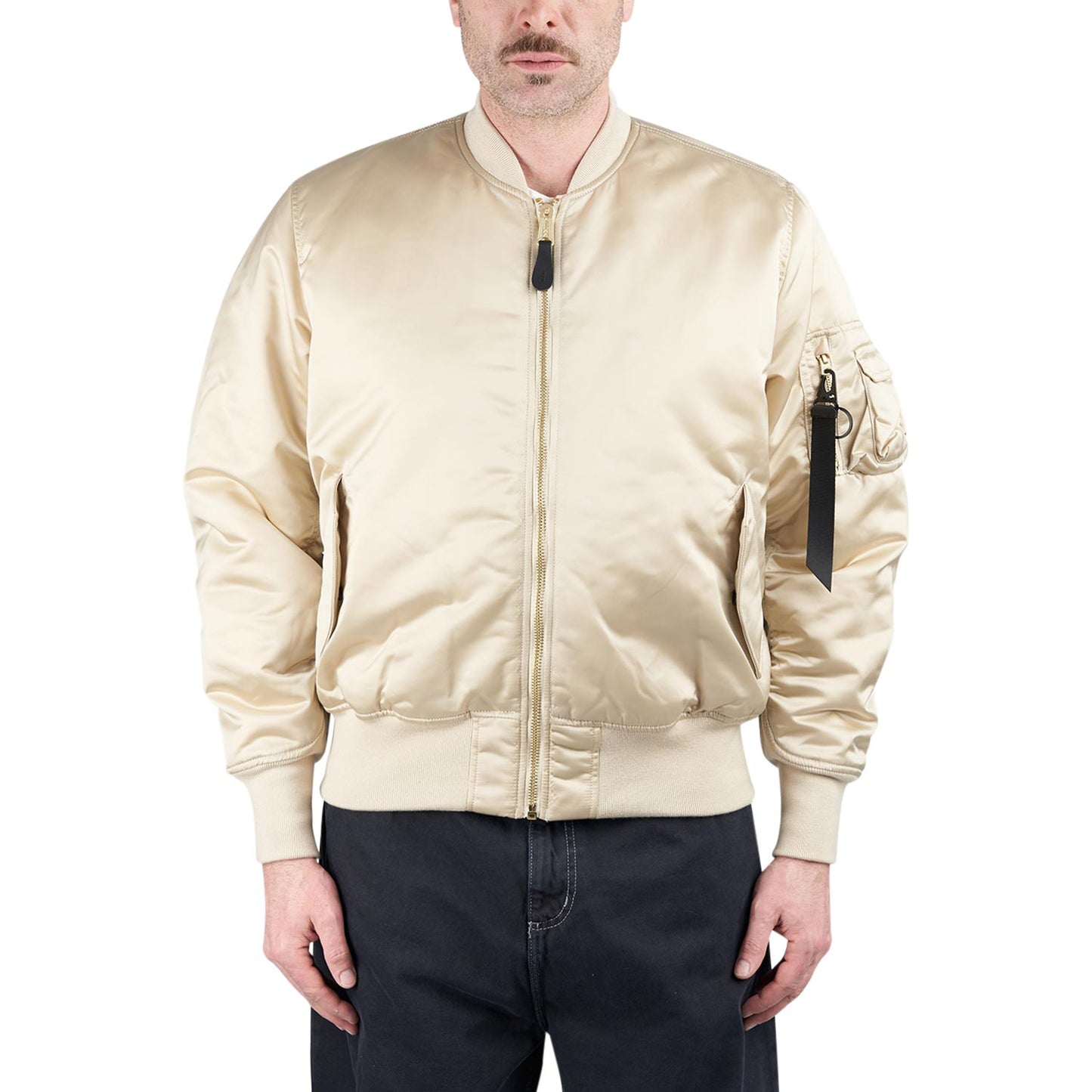 Alpha Industries MA-1 Base Flight Jacket (Weiss) - Allike Store