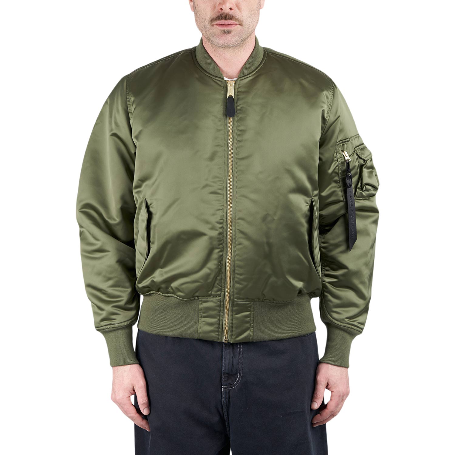 Alpha Industries MA-1 Base Flight Jacket (Grün) - Allike Store