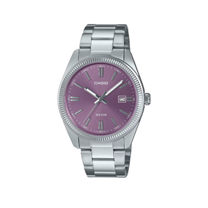 Casio MTP-1302PD-6AVEF (Silber / Lila)  - Allike Store