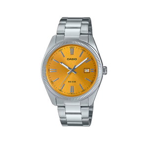 Casio MTP-1302PD-9AVEF (Silber / Orange)  - Allike Store