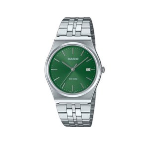 Casio MTP-B145D-3AVEF (Silber / Grün)  - Allike Store