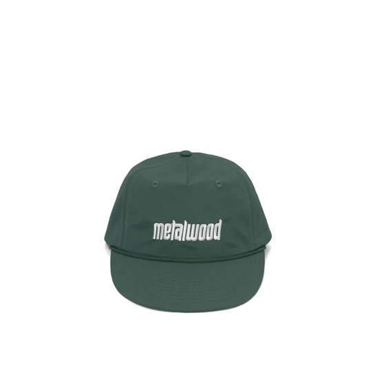 Metalwood Metal Logo 5-Panel Rope Hat (Grün)