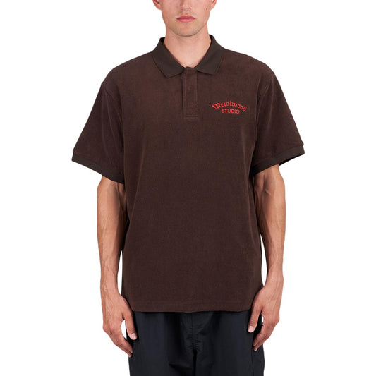 Metalwood Medieval Terry Polo (Braun / Rot) - Allike Store