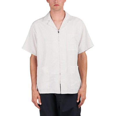 Metalwood Textured Caddie Shirt (Beige) - Allike Store
