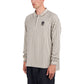 Metalwood Ribbed LS Polo (Beige) - Allike Store
