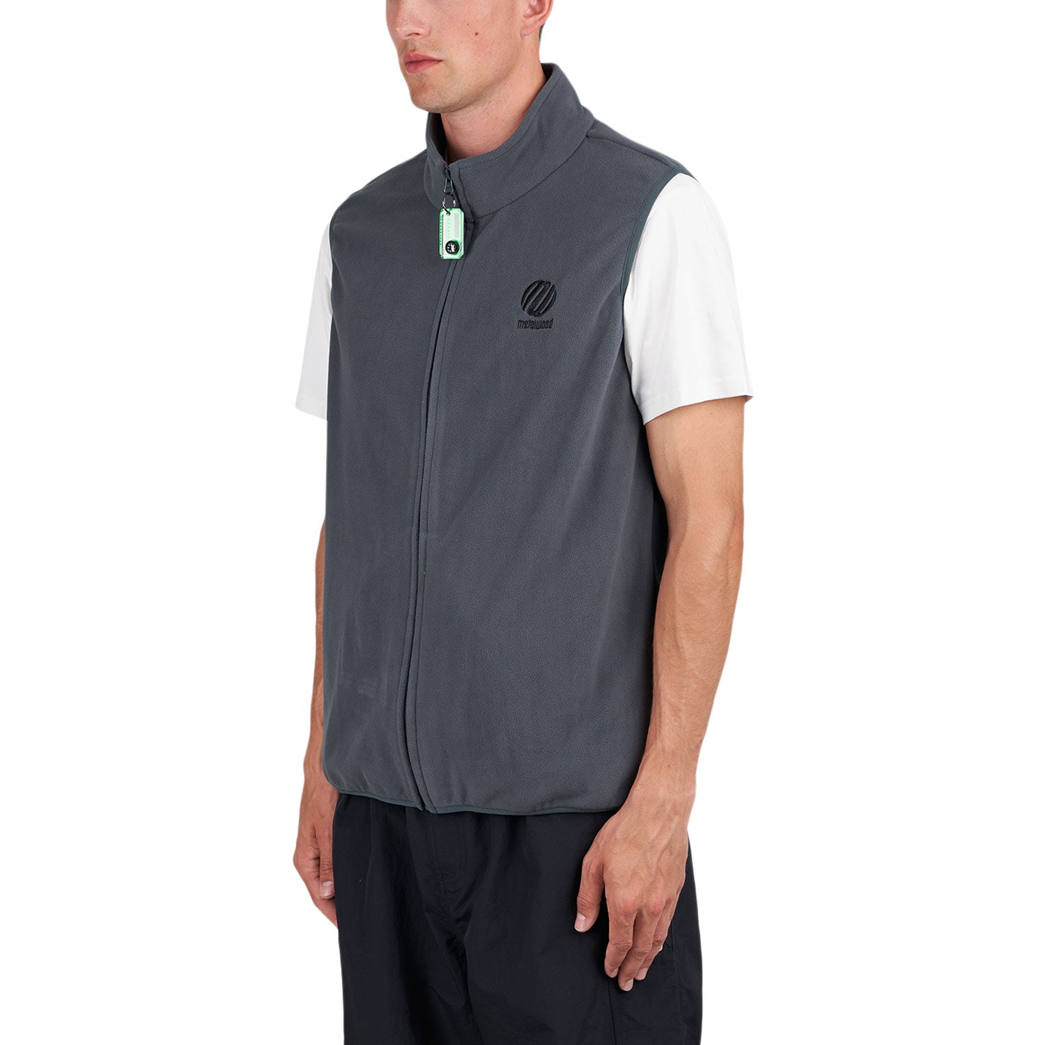 Metalwood Micro Fleece Vest (Grau) - Allike Store