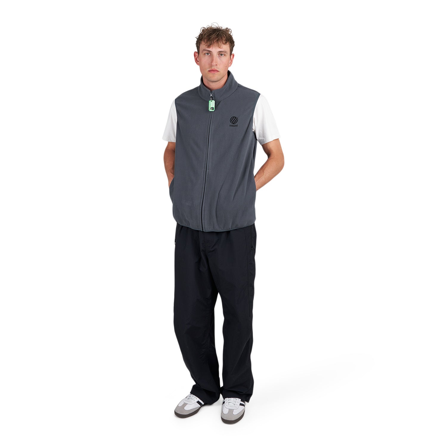 Metalwood Micro Fleece Vest (Grau) - Allike Store