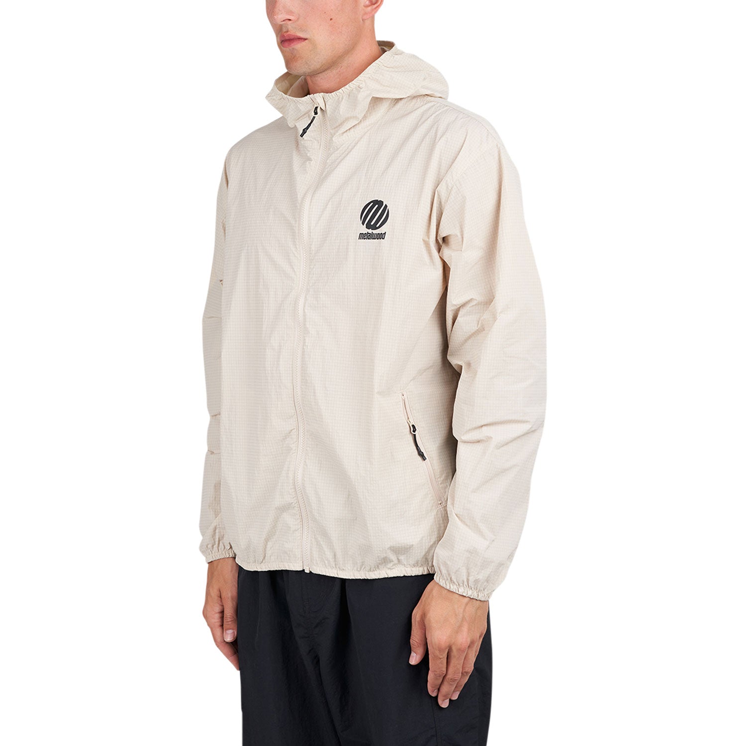 Metalwood Lightweight Ripstop Wind Jacket (Beige) - Allike Store