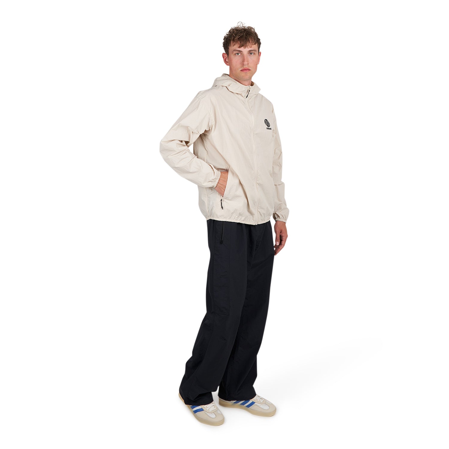 Metalwood Lightweight Ripstop Wind Jacket (Beige) - Allike Store