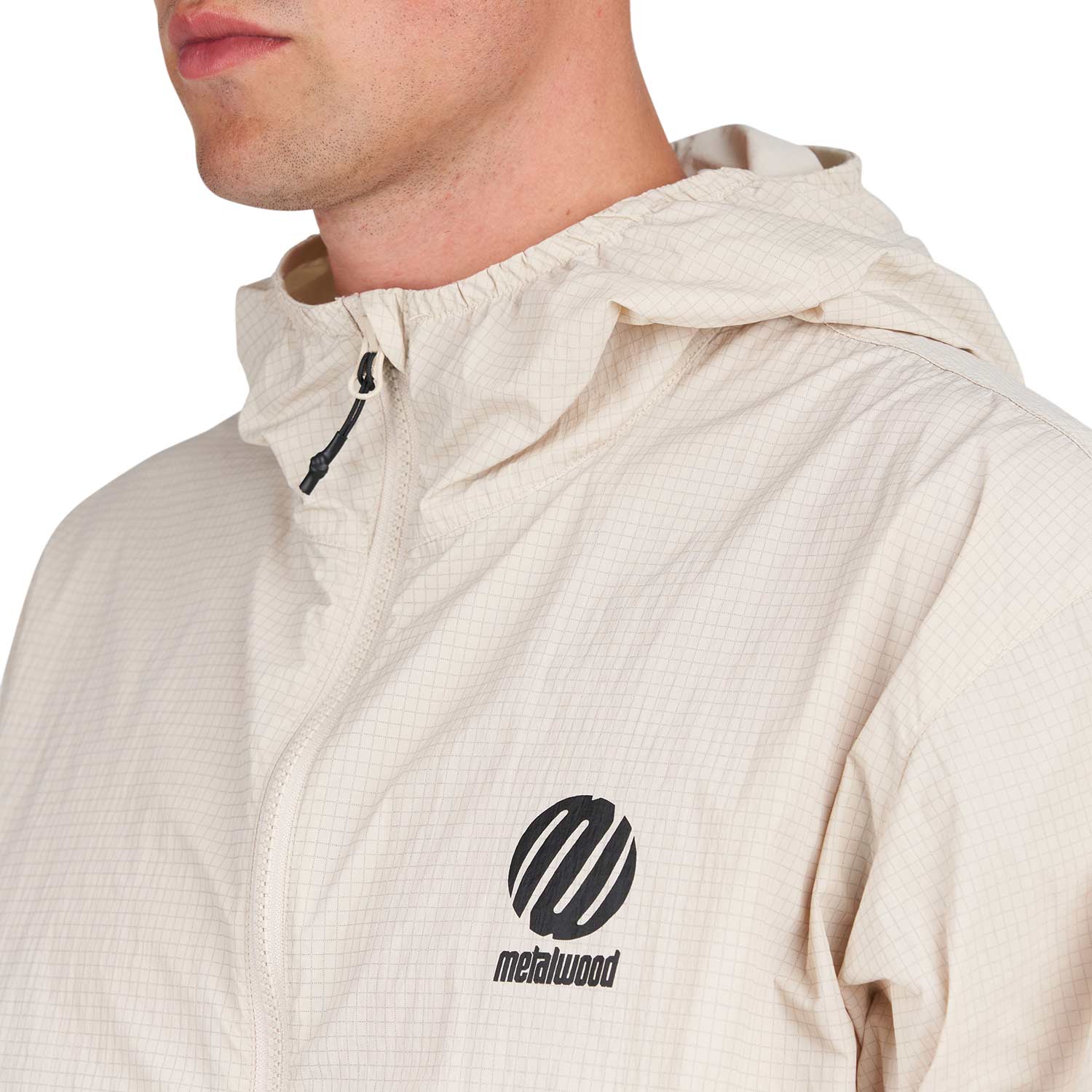 Metalwood Lightweight Ripstop Wind Jacket (Beige) - Allike Store