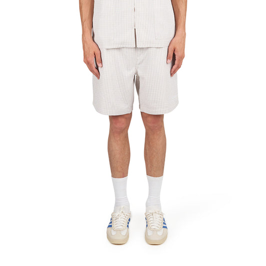 Metalwood Textured Caddie Shorts (Beige) - Allike Store
