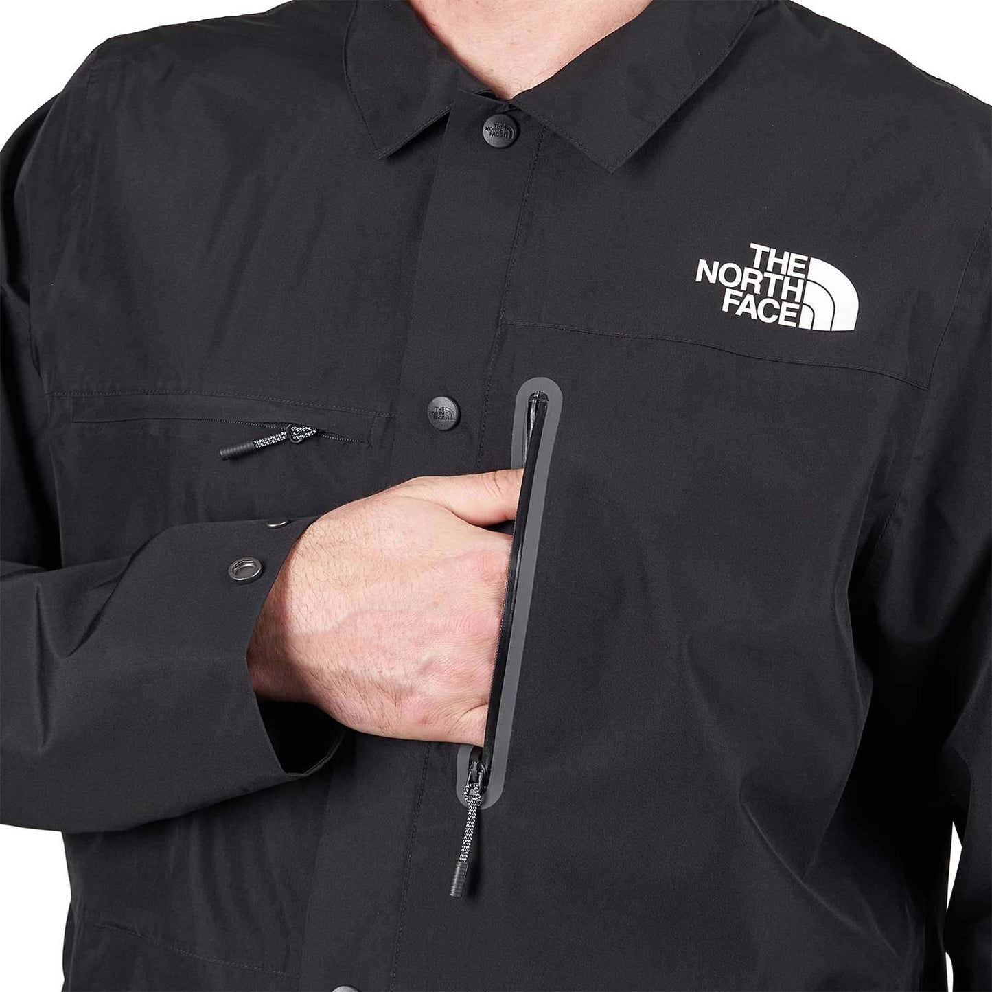The North Face Amos Tech Overshirt (Schwarz)  - Allike Store
