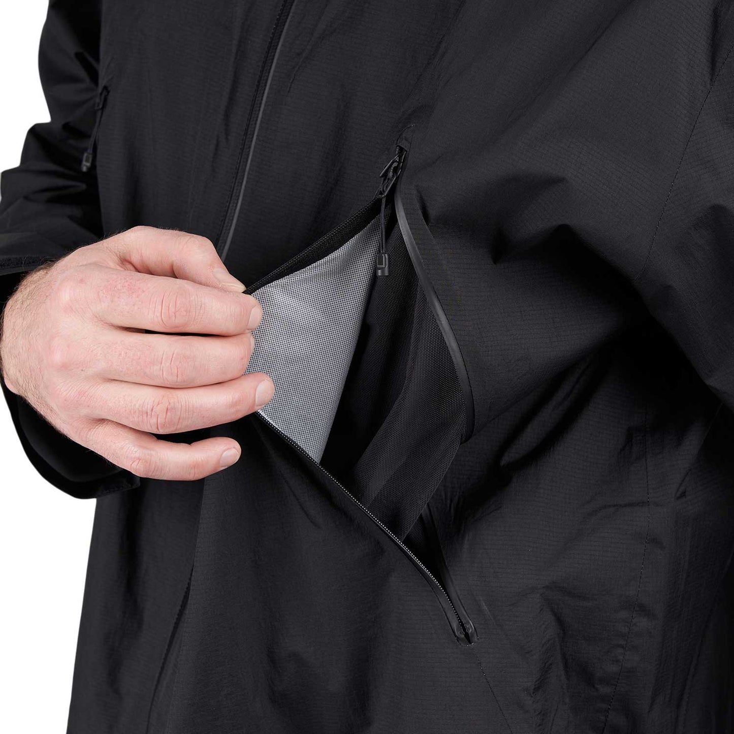 The North Face Packable Rain Parka (Schwarz) - Allike Store