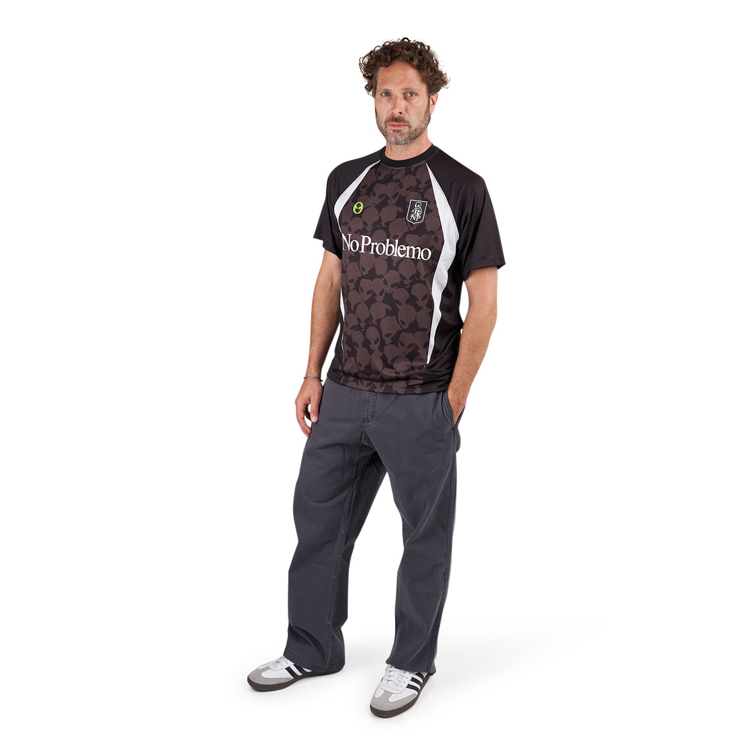 No Problemo Area 51 Football Shirt (Schwarz) - Allike Store