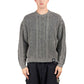 Neighborhood Washed Crewneck Cable Sweater (Schwarz)  - Allike Store