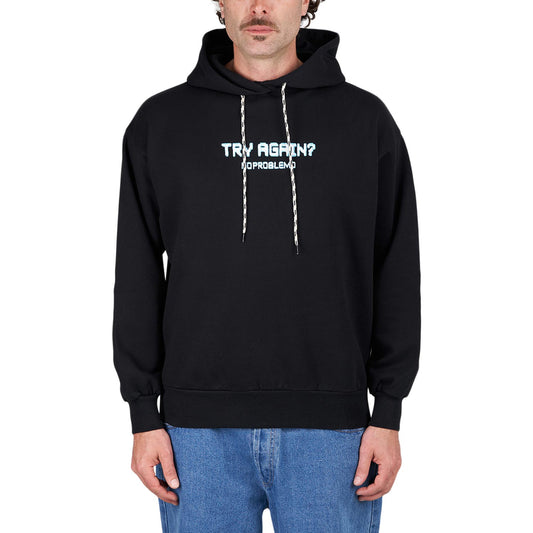 No Problemo Try Again Hoodie (Schwarz) - Allike Store
