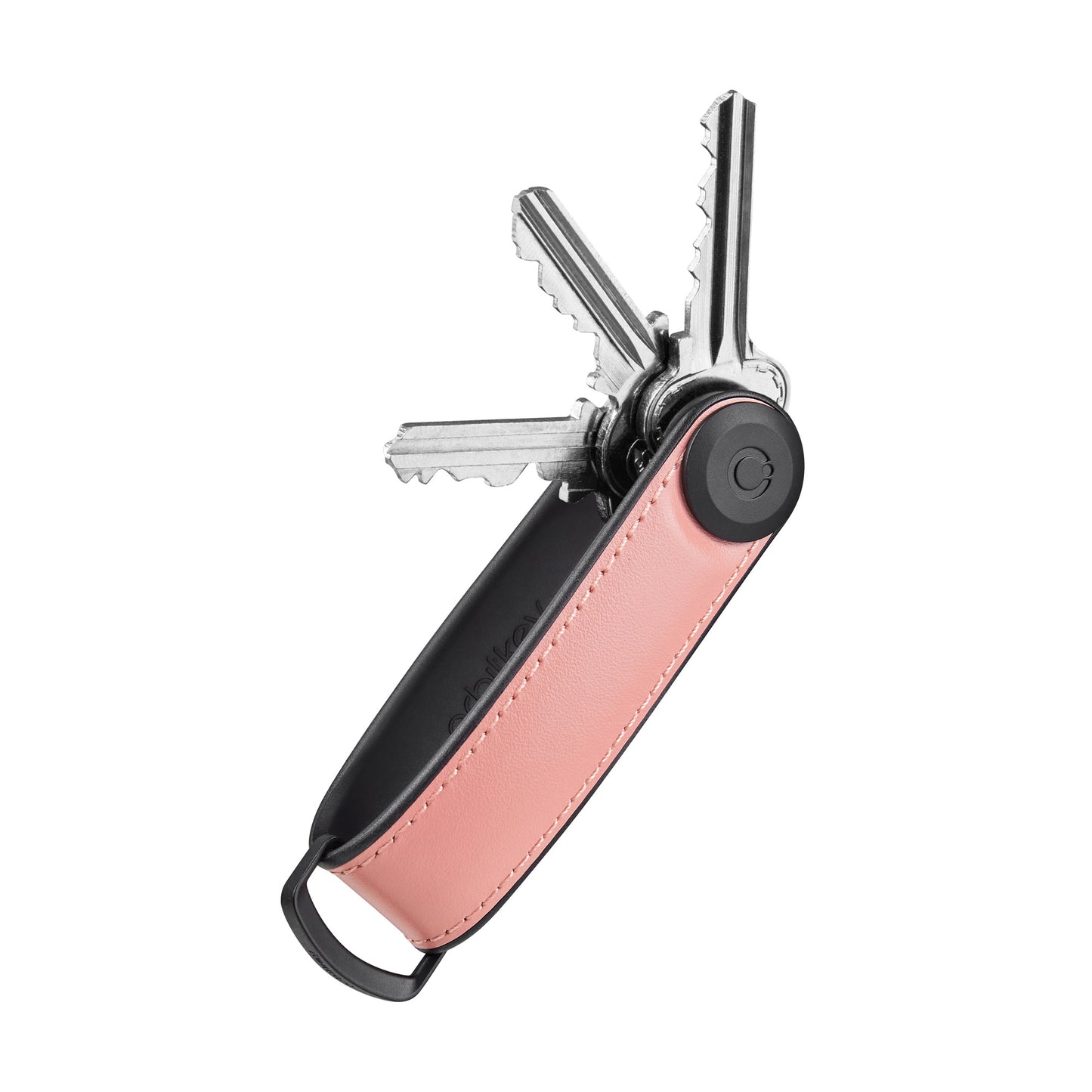 Orbitkey Hybrid Leather Key Organiser (Pink)  - Allike Store