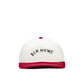 by Parra Big News 6 Panel Hat (Weiss / Rot) - Allike Store