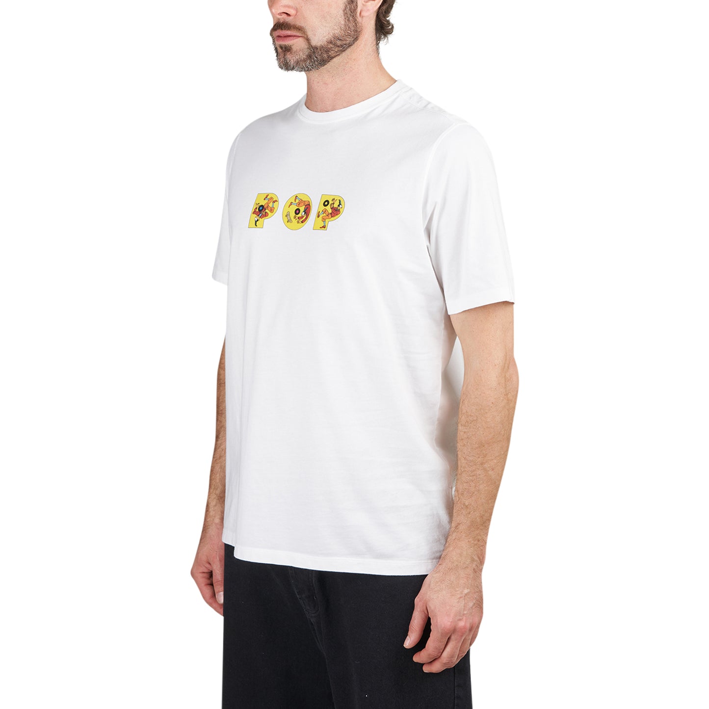 Pop Trading Company Joost Swarte Logo T-Shirt (Weiß)  - Allike Store