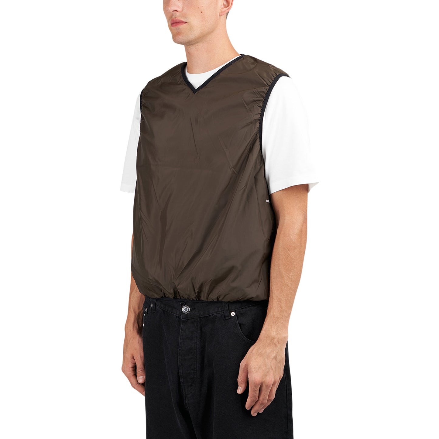 Pop Trading Company Reversible Fleece Vest (Braun)  - Allike Store