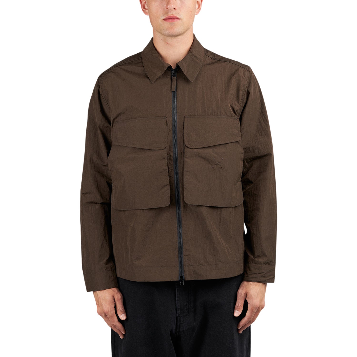 Pop Trading Company Boxer Overshirt (Braun)  - Allike Store