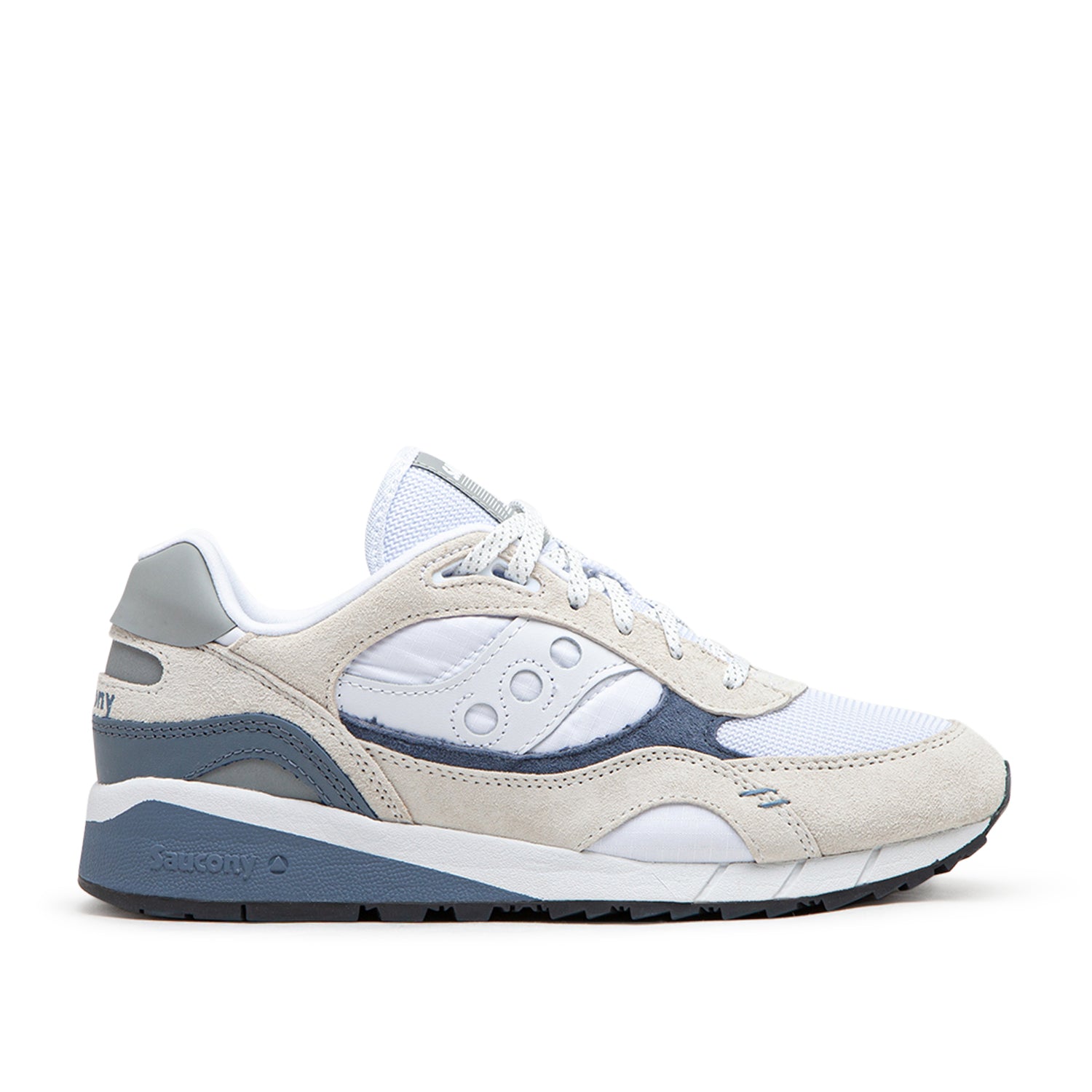 Saucony Shadow 6000 Premium (White / Grey / Blue) S70674-6 - Allike Store