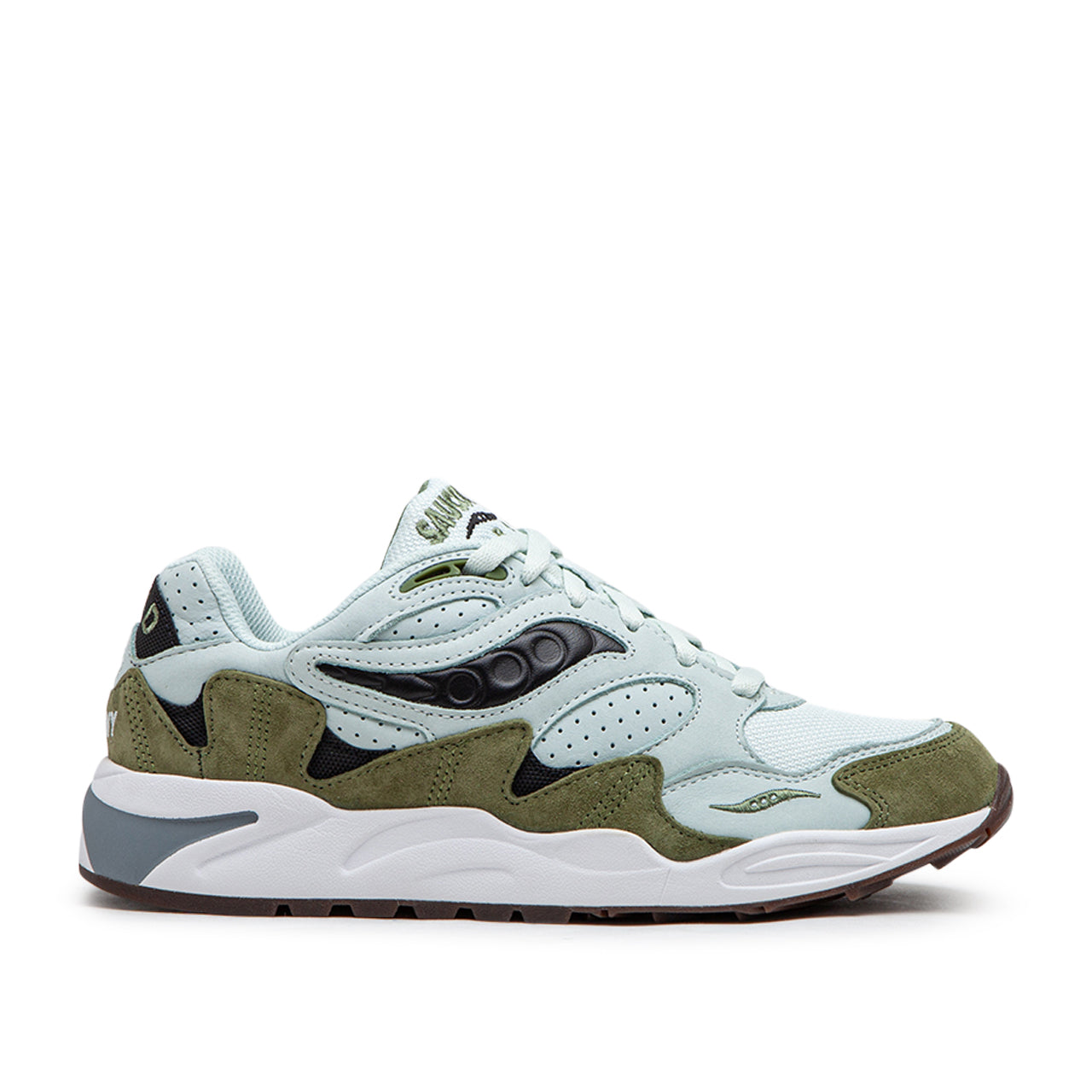 Saucony Grid Shadow 2 Premium (Weiß / Grün)  - Allike Store