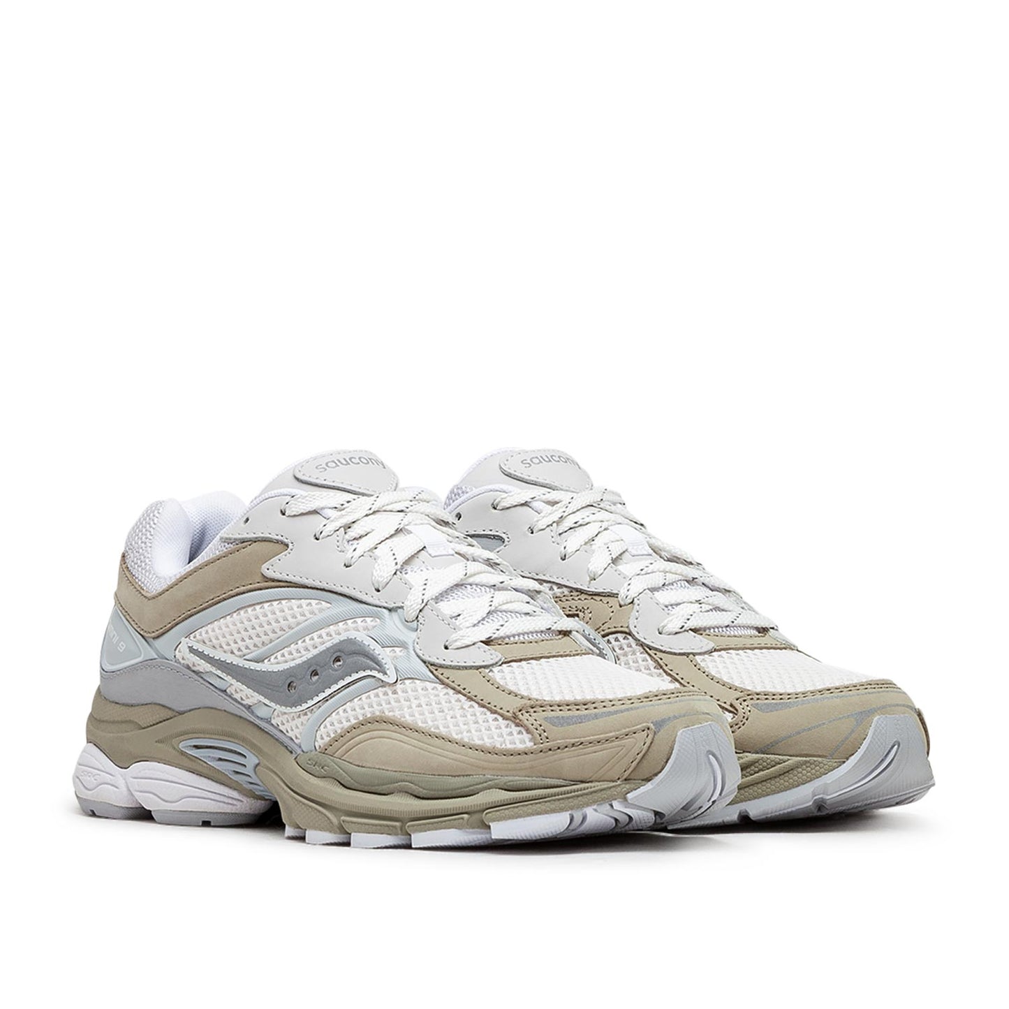 Saucony ProGrid Omni 9 (Weiß / Beige)  - Allike Store