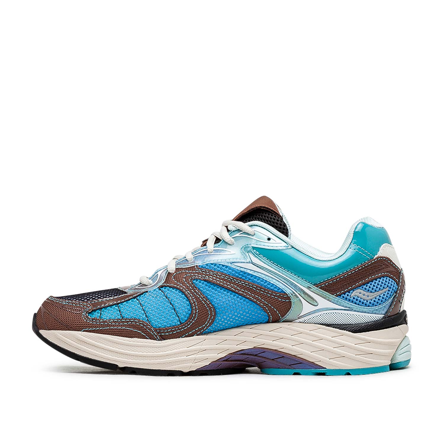 Saucony x Footpatrol ProGrid Omni 9 (Braun / Blau) - Allike Store