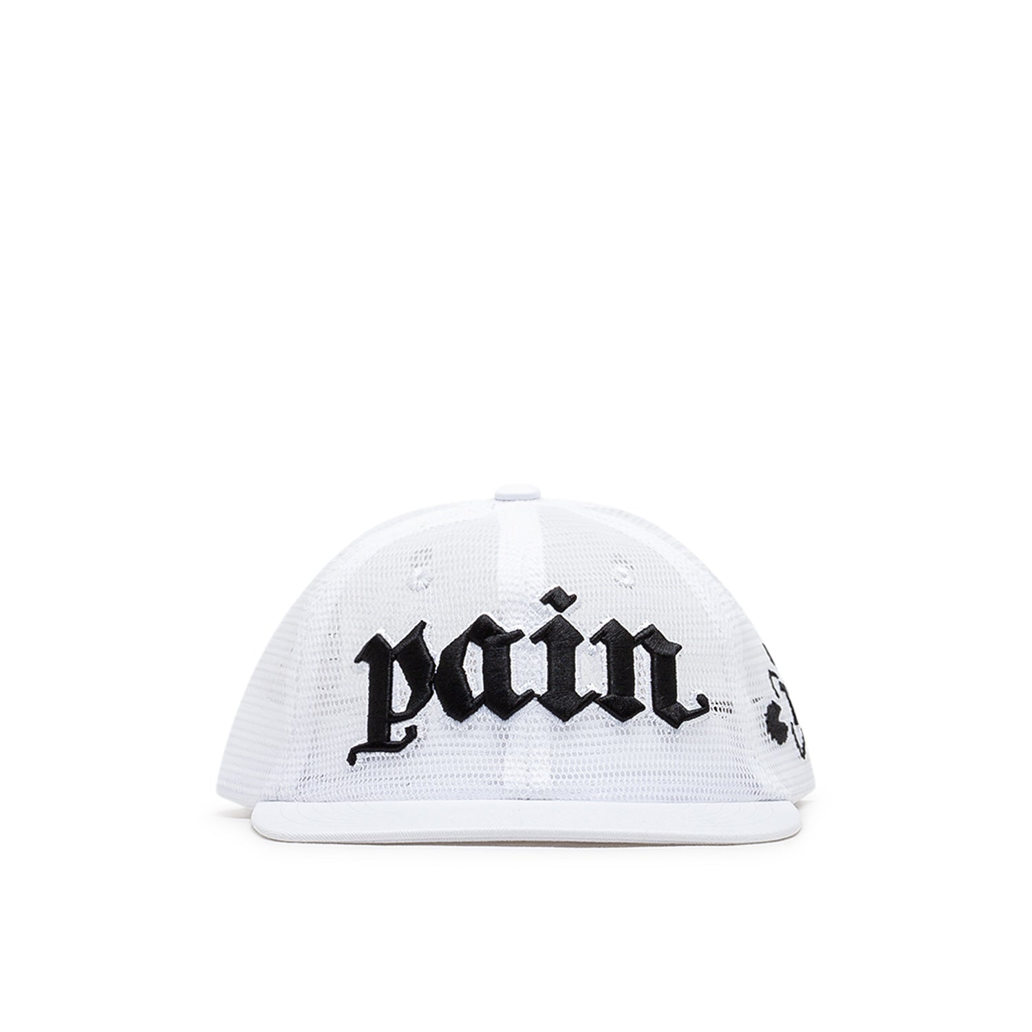 The Trilogy Tapes TTT Pain All-Over Mesh Trucker 6-Panel (Weiss) - Allike Store